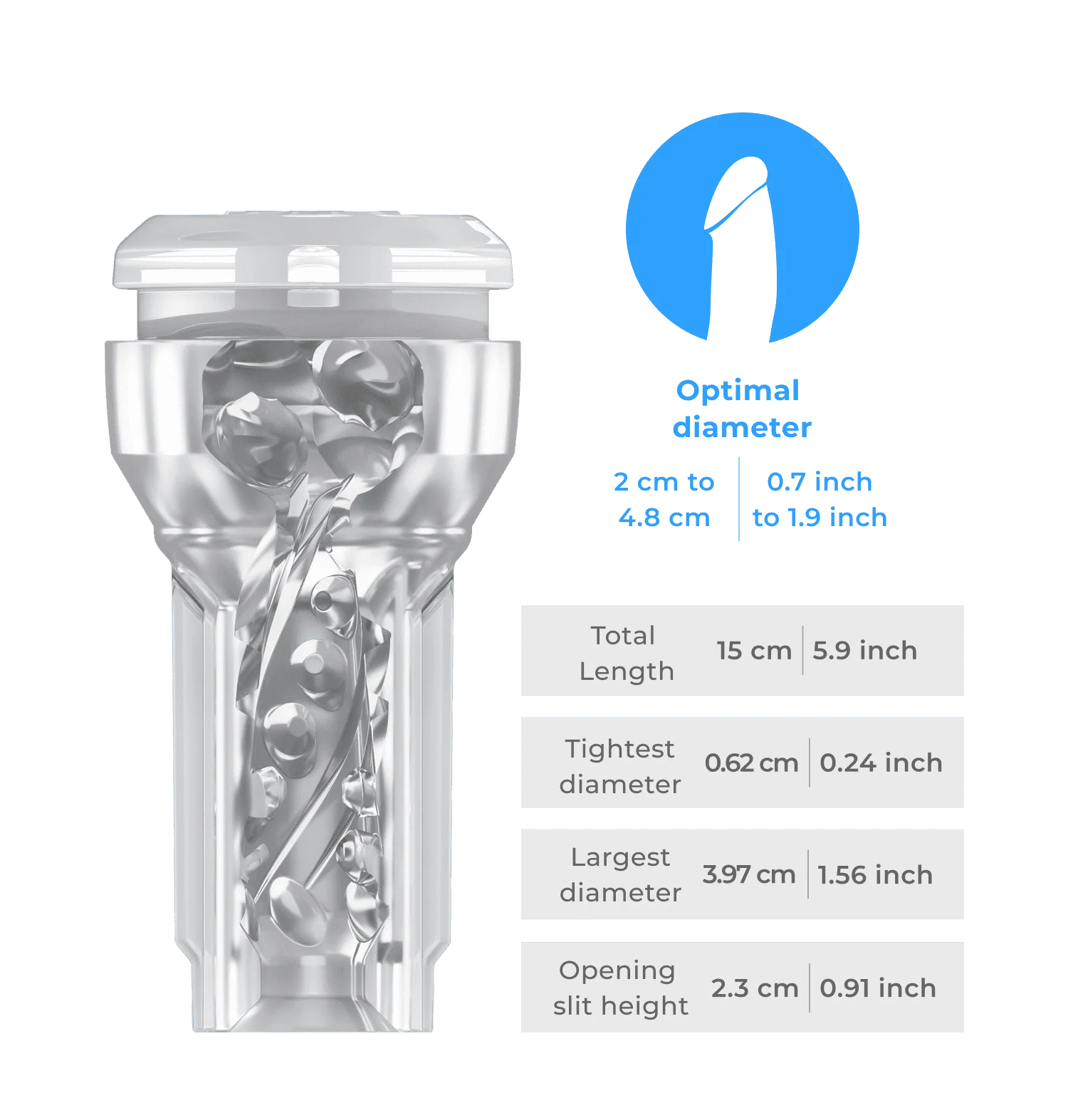 PowerBlow & Feel Pocket Stroker Crystal - Image 7